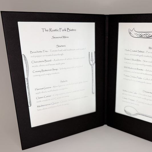 2-Page Backlit LED Menu