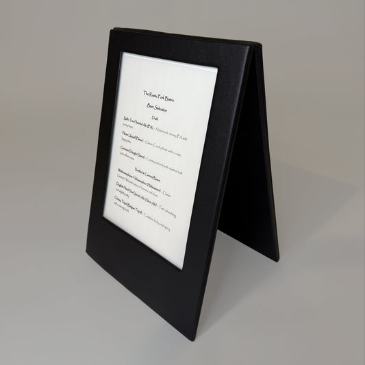 Backlit LED Table Tent Menu